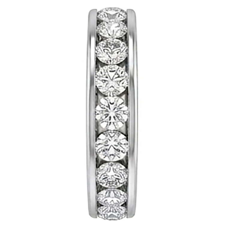 Alliance d'Éternité Diamant Naturel 14 Carats