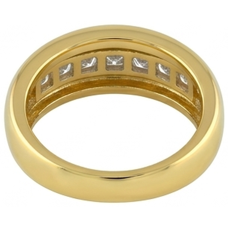 Alliance d'Éternité Diamant Naturel 14 Carats