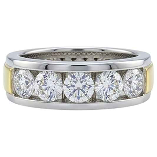 Alliance d'Éternité Diamant Naturel 2 Carats