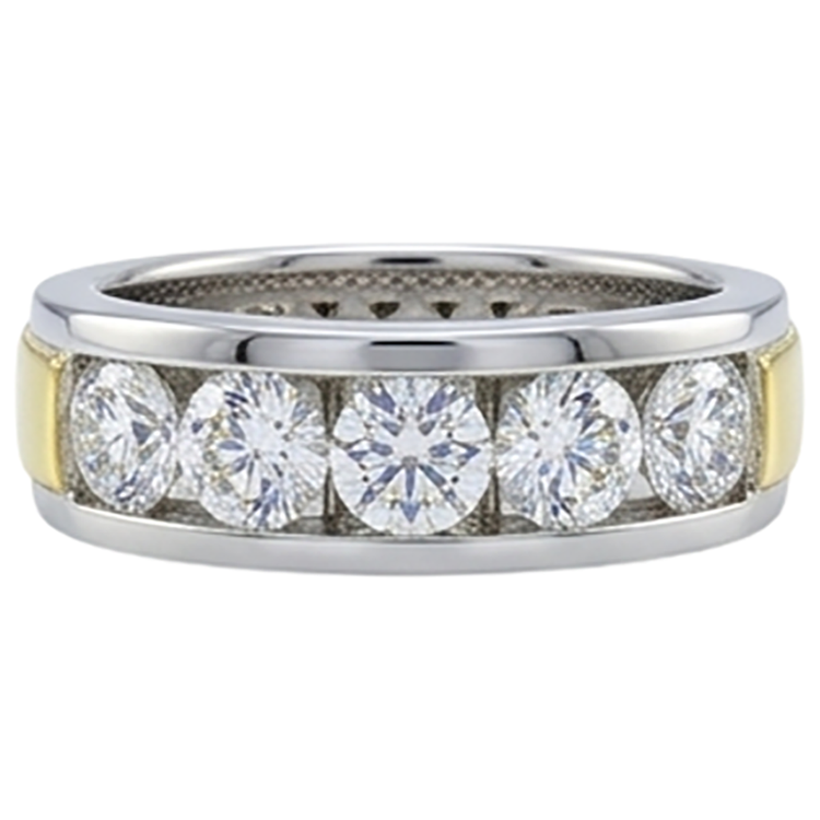 Alliance d'Éternité Diamant Naturel 2 Carats
