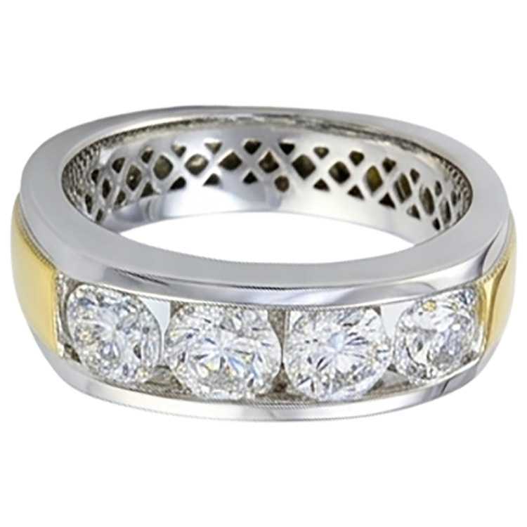 Alliance d'Éternité Diamant Naturel 2 Carats