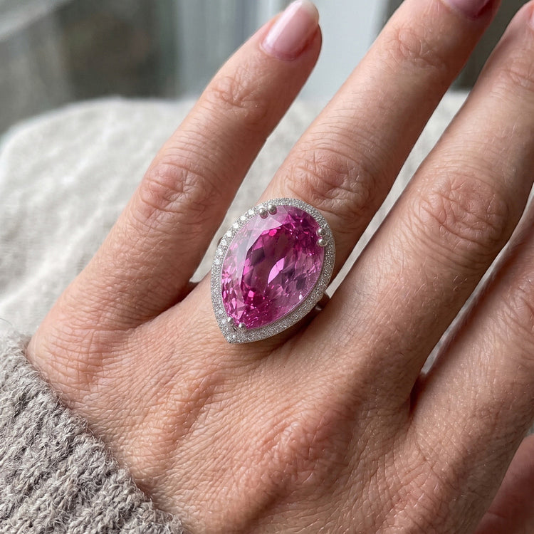 Alliance d'Éternité Diamant Naturel 24.45 Carats