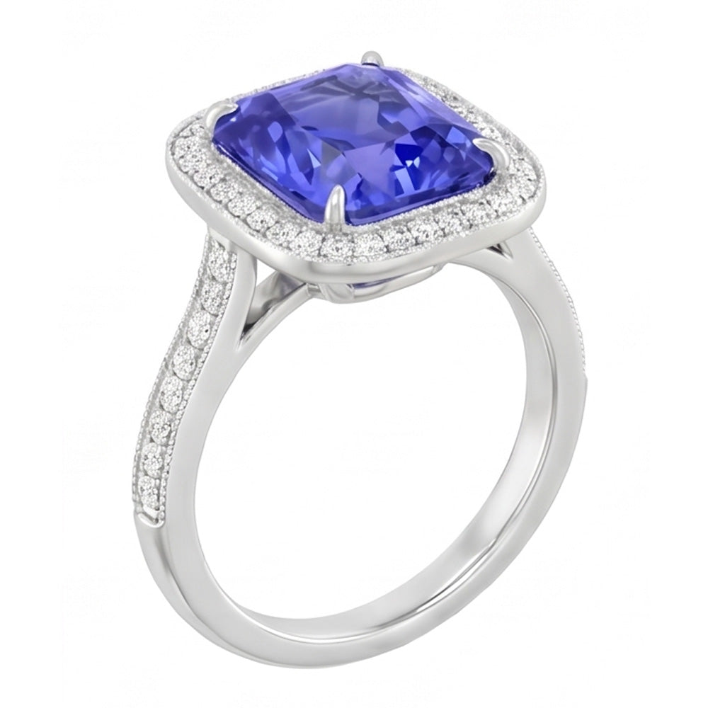 Alliance d'Éternité Saphir Naturel 3.50 Carats