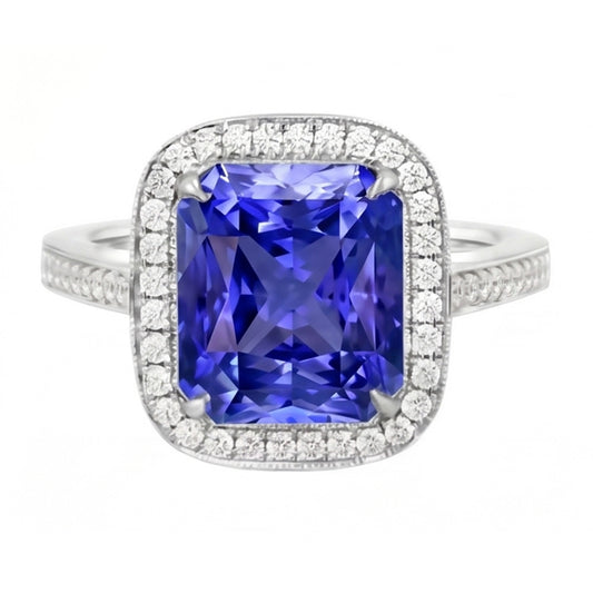 Alliance d'Éternité Saphir Naturel 3.50 Carats