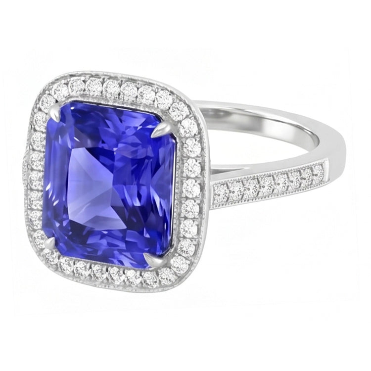 Alliance d'Éternité Saphir Naturel 3.50 Carats