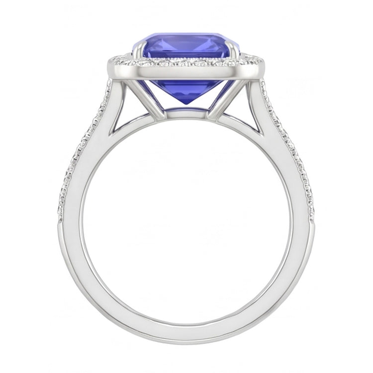 Alliance d'Éternité Saphir Naturel 3.50 Carats