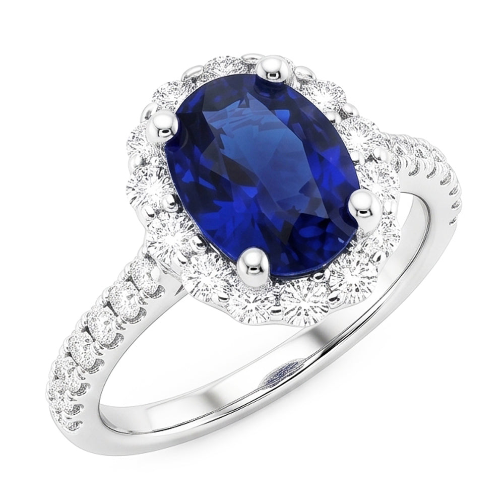 Alliance d'Éternité Saphir Naturel 6 Carats