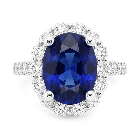 Alliance d'Éternité Saphir Naturel 6 Carats