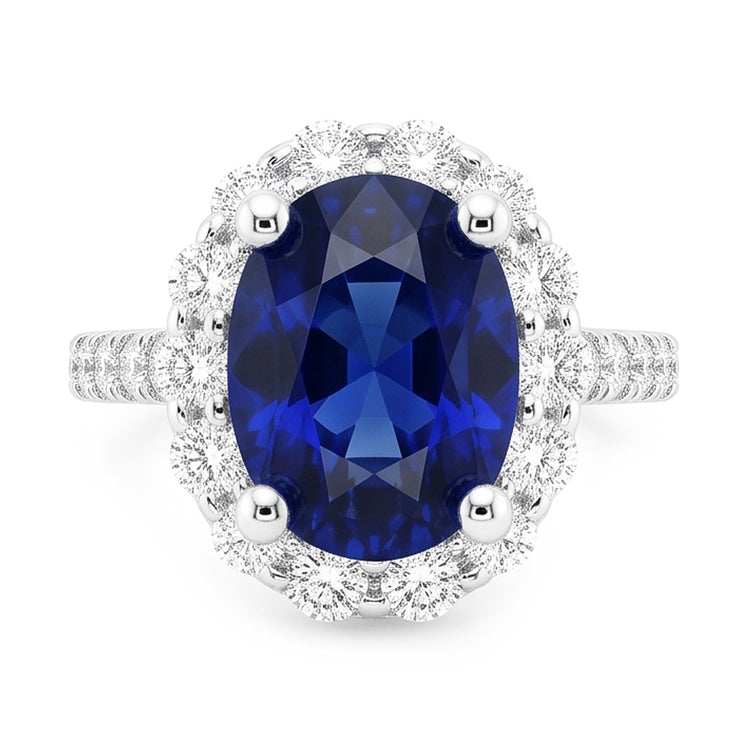 Alliance d'Éternité Saphir Naturel 6 Carats