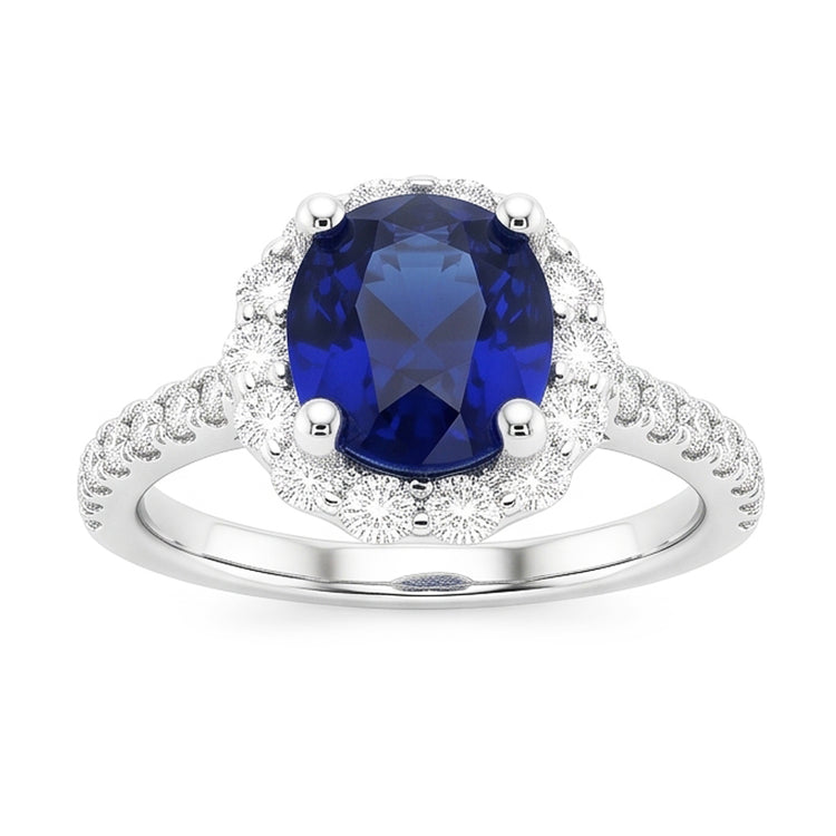 Alliance d'Éternité Saphir Naturel 6 Carats