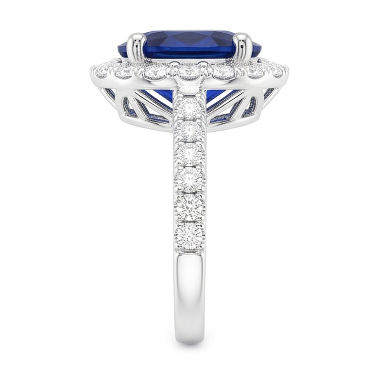 Alliance d'Éternité Saphir Naturel 6 Carats