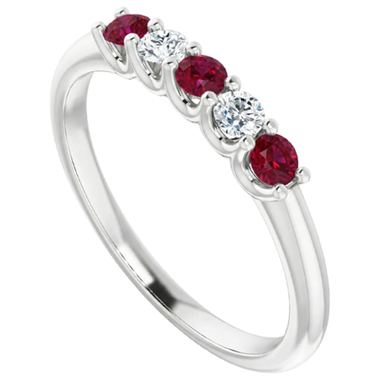 naturel round rubis 1carats alliance détail rapproché