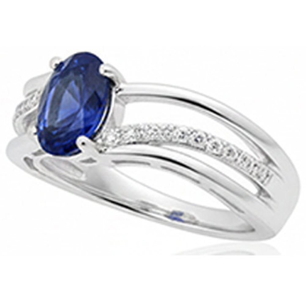 naturel oval diamant 3carats alliance détail rapproché