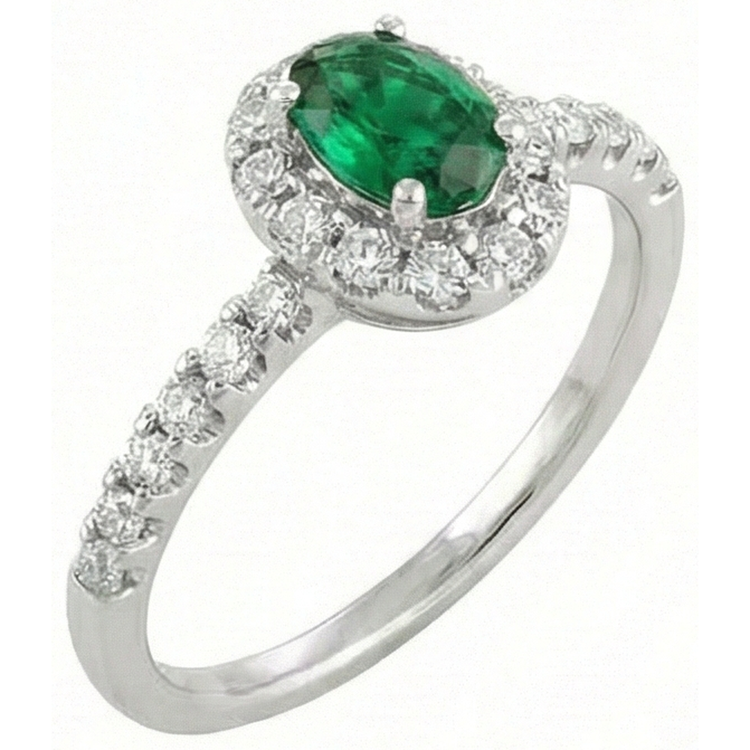 naturel oval diamant 3.85carats alliance détail rapproché