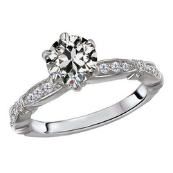 Diamant Anniversary Ring 3,50 carats – Or Blanc 14 Carats