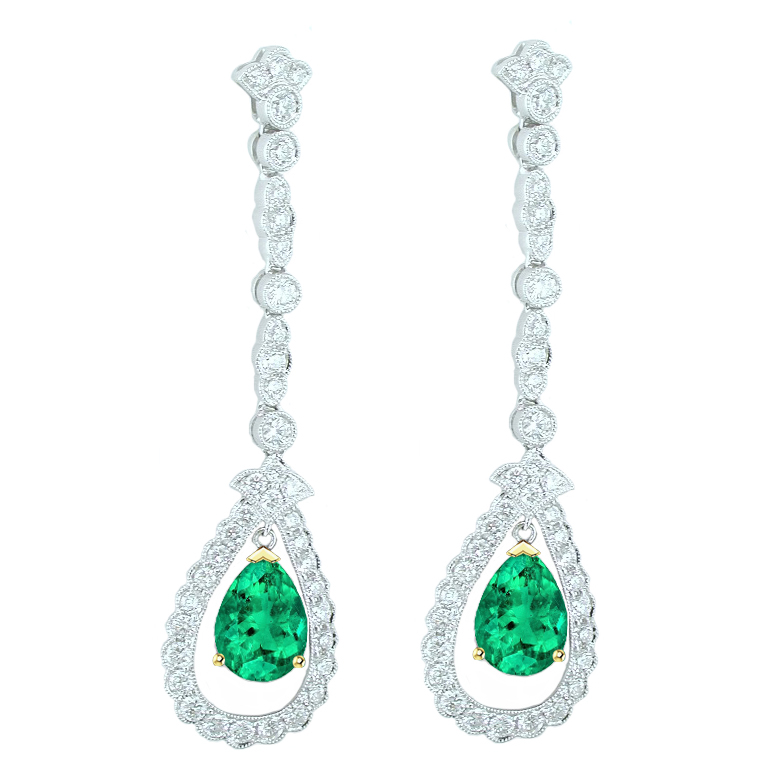 Émeraude Gemstone Earring – vue principale