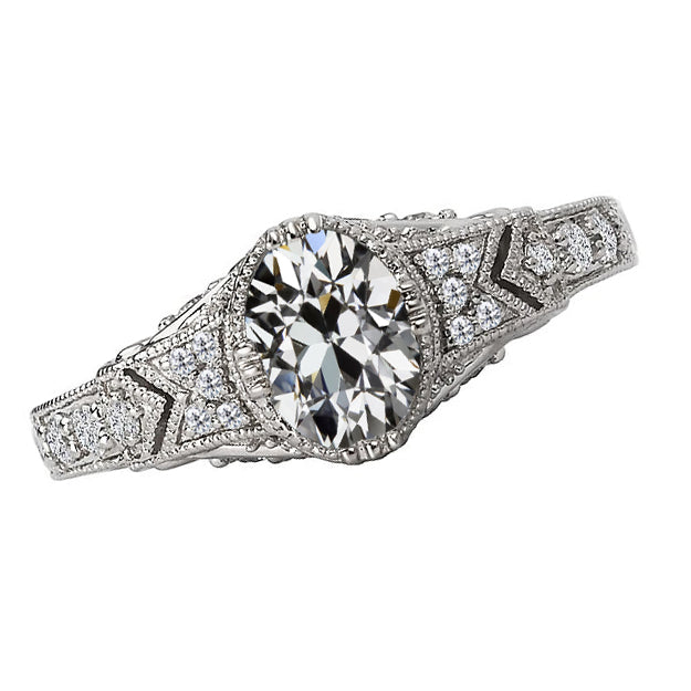 Anniversary Ring Or Blanc 14 Carats avec Brillant – vue principale