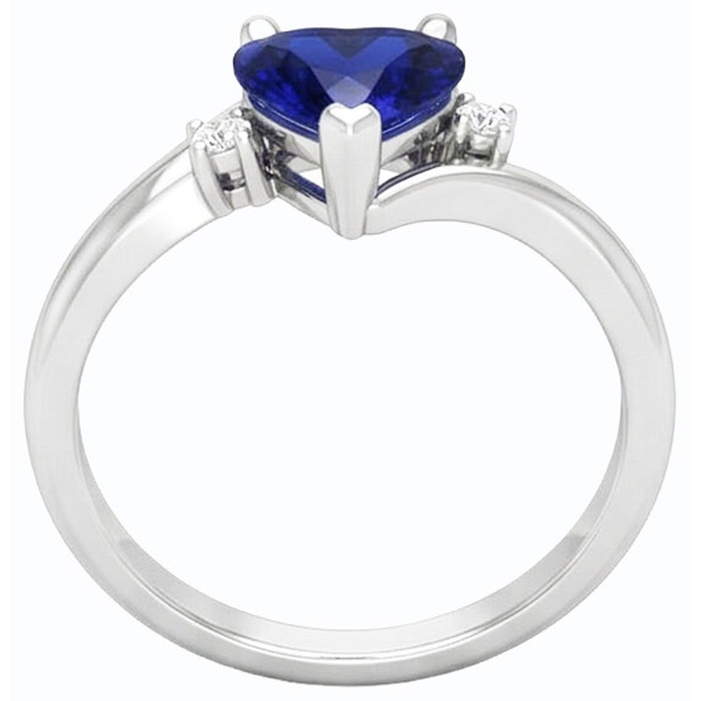 naturel round diamant 1.75carats bague vue de dessus
