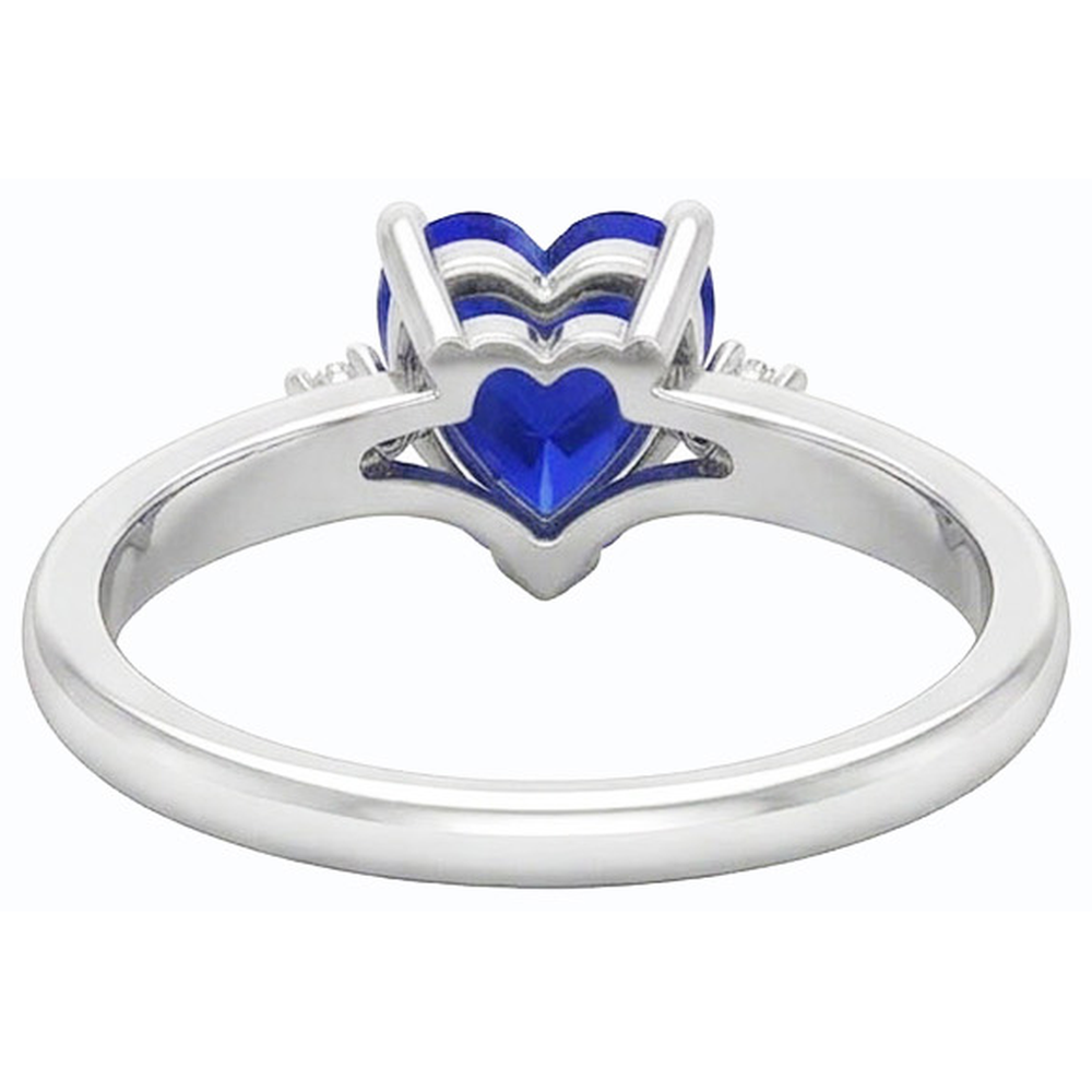 naturel round diamant 1.75carats bague vue de profil