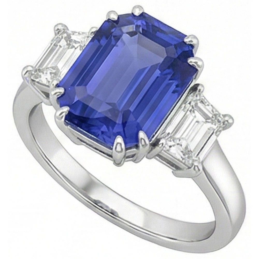 naturel diamant 3carats bague détail rapproché