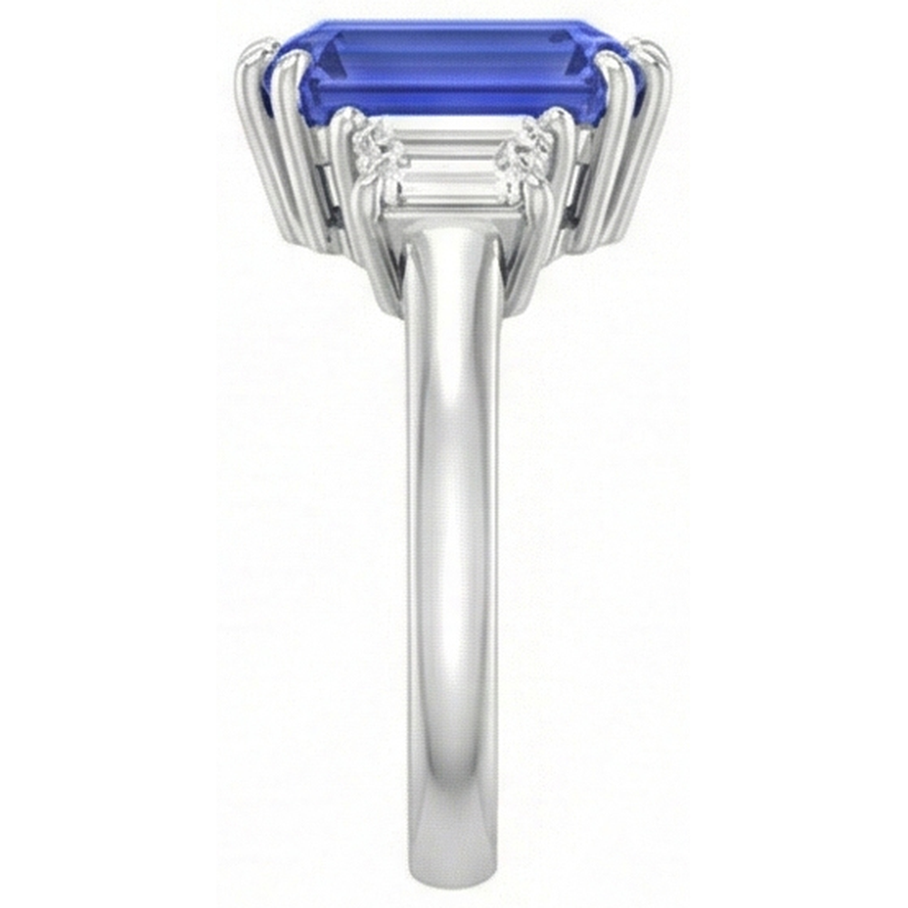 naturel diamant 3carats bague vue de dessus