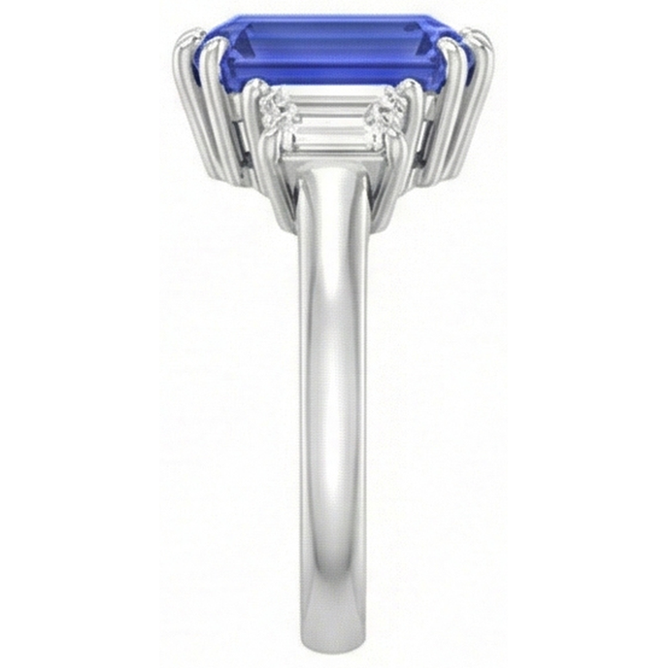 naturel diamant 3carats bague vue de dessus