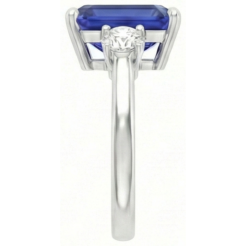 naturel diamant 4.50carats bague vue de dessus
