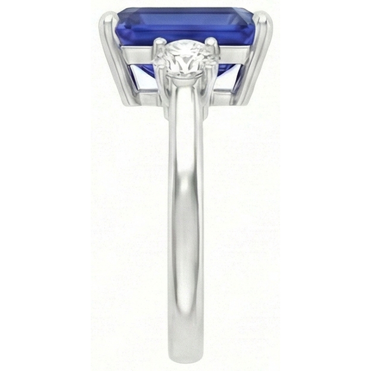 naturel diamant 4.50carats bague vue de dessus