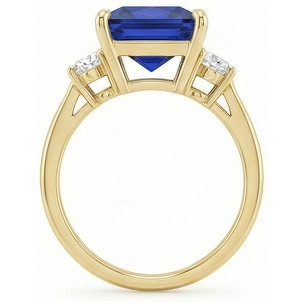 naturel diamant 5.25carats bague détail rapproché