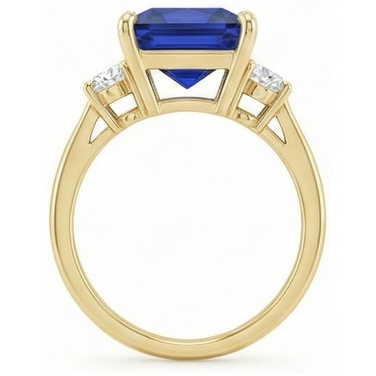 naturel diamant 5.25carats bague détail rapproché