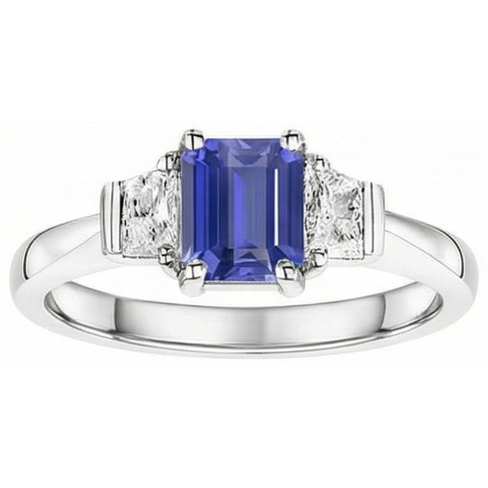 naturel diamant 1.50carats bague angle de côté
