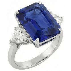 Bague Saphir Naturel 4.50 Carats