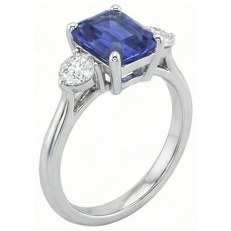 naturel diamant 3carats bague détail rapproché
