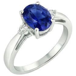 Bague Saphir Naturel 4.75 Carats