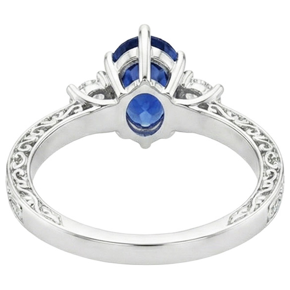 naturel pear diamant 3.50carats bague vue de dessus