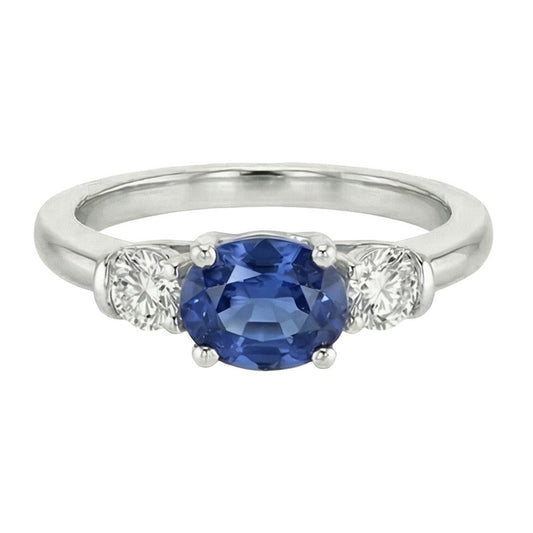 naturel diamant 2.25carats bague vue de face