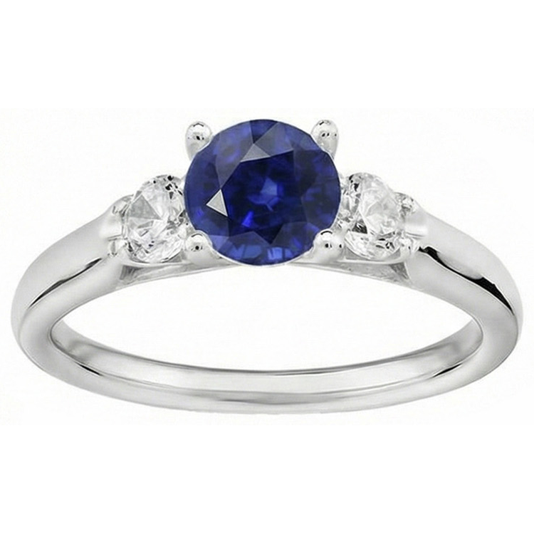 naturel round diamant 1.75carats bague détail rapproché