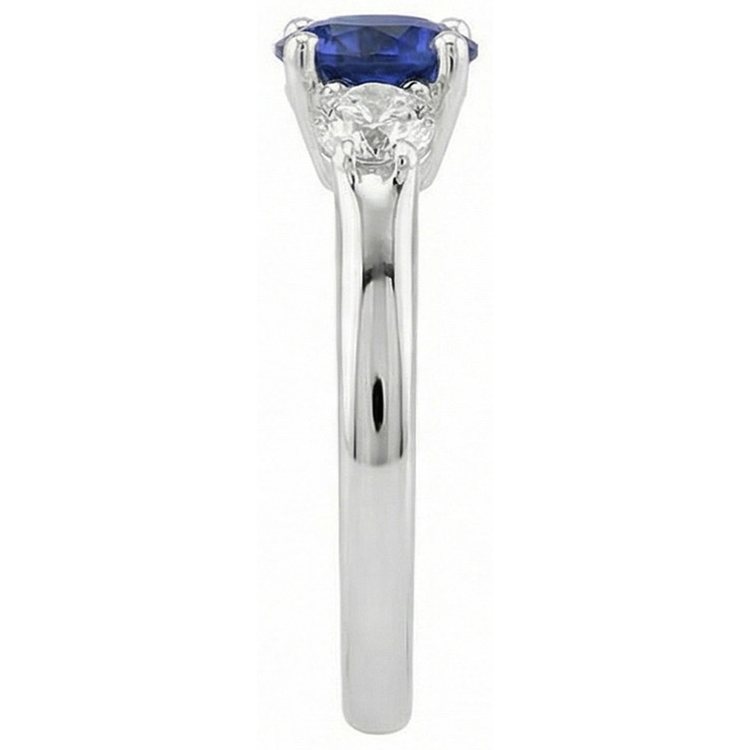 naturel round diamant 1.75carats bague vue de dessus