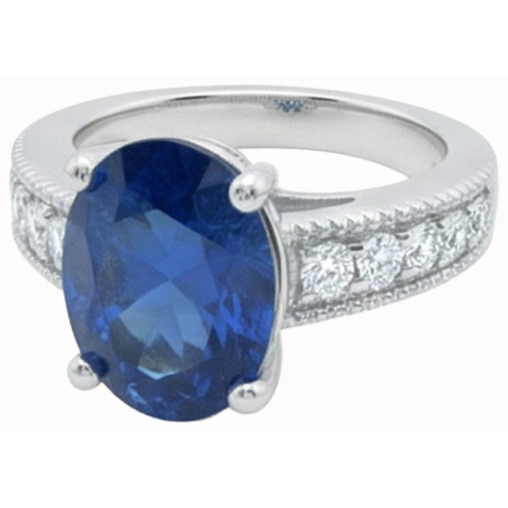 naturel oval diamant 2carats bague détail rapproché