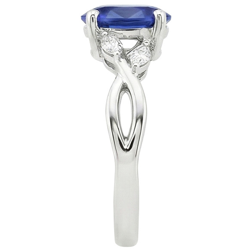 naturel marquise diamant 6carats bague vue de profil