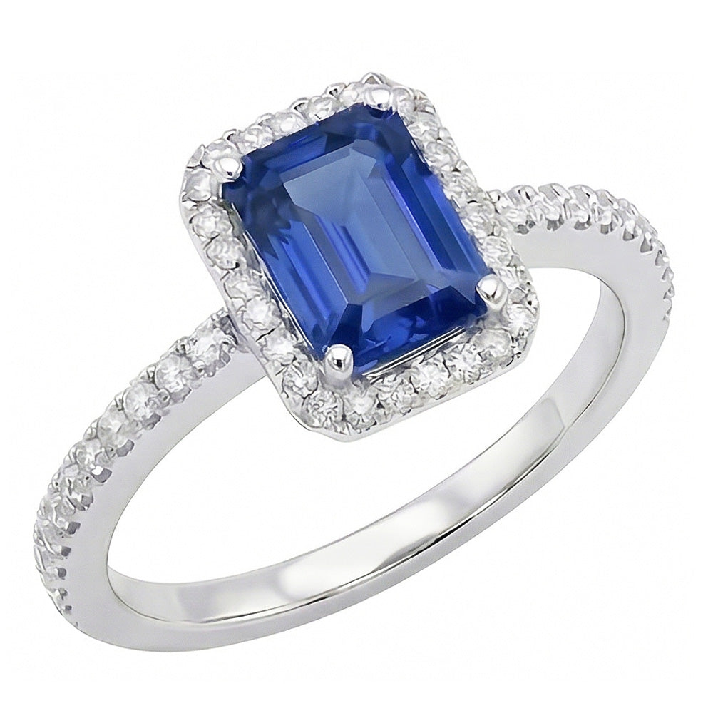 naturel diamant 3carats bague vue de face
