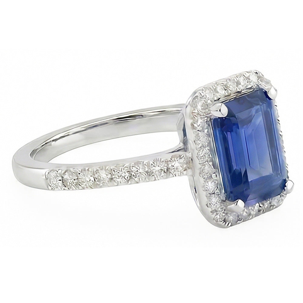 naturel diamant 3carats bague détail rapproché