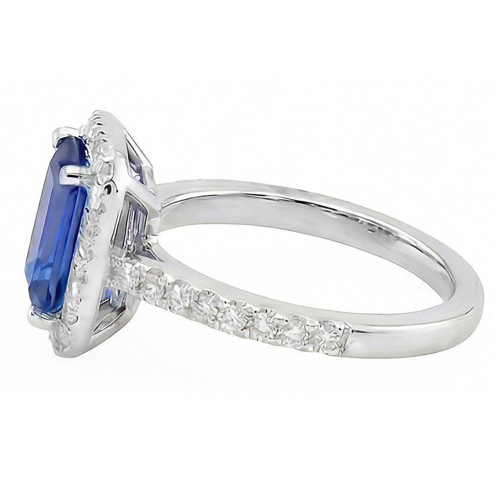 naturel diamant 3carats bague vue de dessus