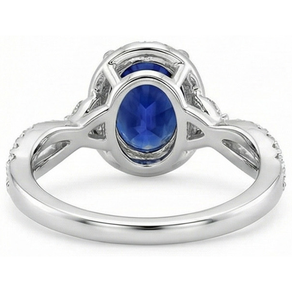 naturel marquise diamant 5carats bague trois quarts