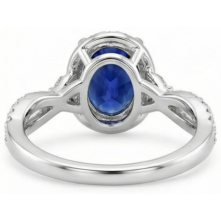 naturel marquise diamant 5carats bague trois quarts