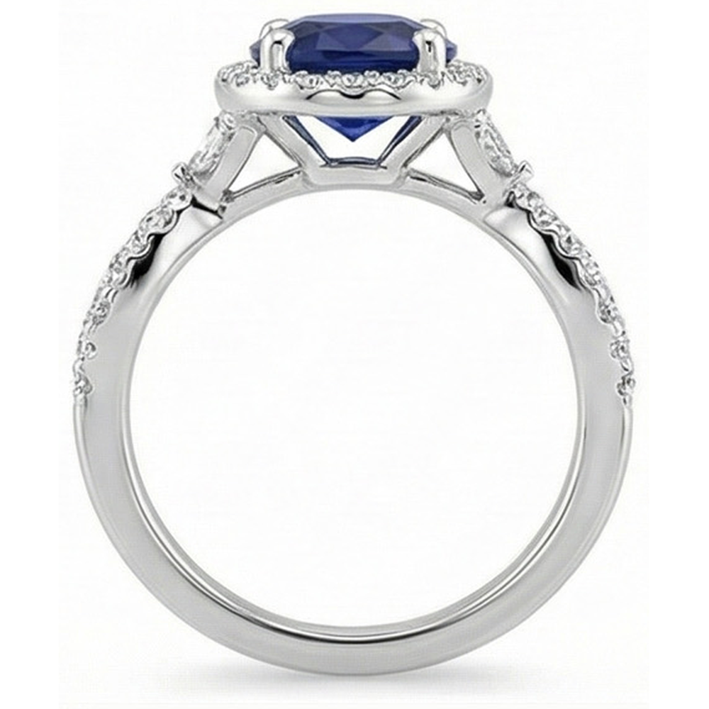 naturel marquise diamant 5carats bague détail anneau