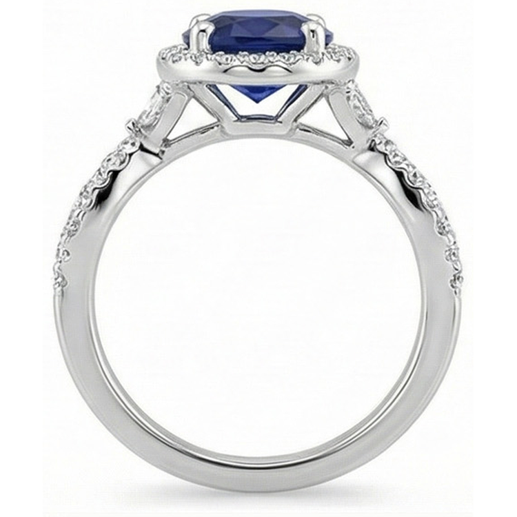 naturel marquise diamant 5carats bague détail anneau