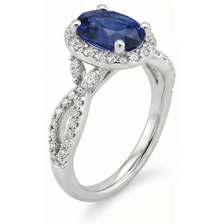naturel marquise diamant 5carats bague sur blanc