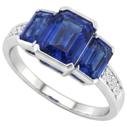 Bague Diamant Naturel 6.51 Carats