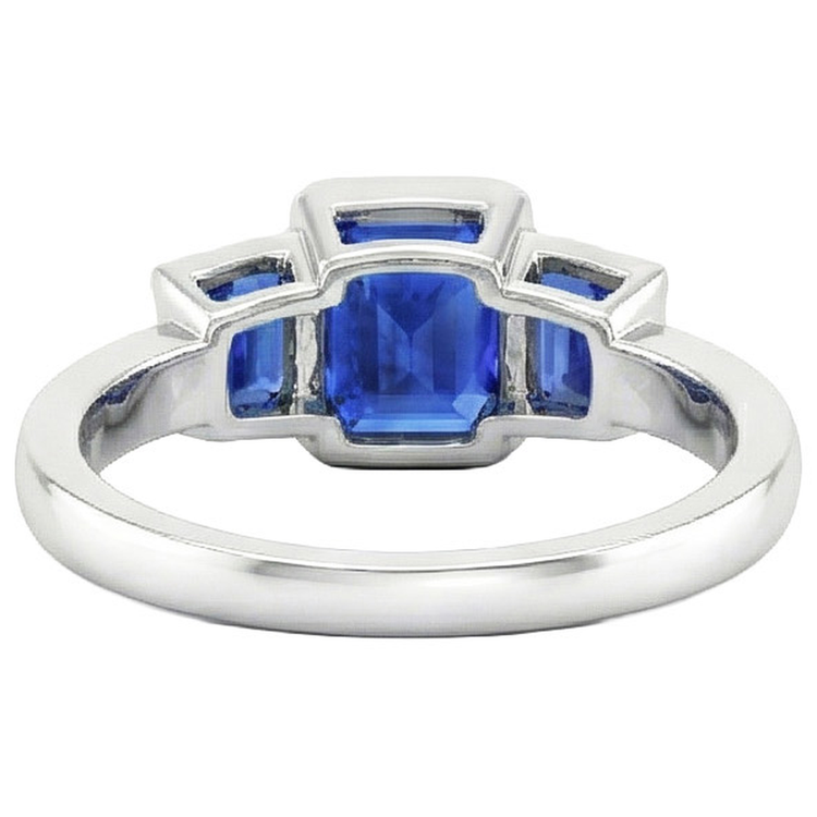 naturel round diamant 6.51carats bague vue de profil